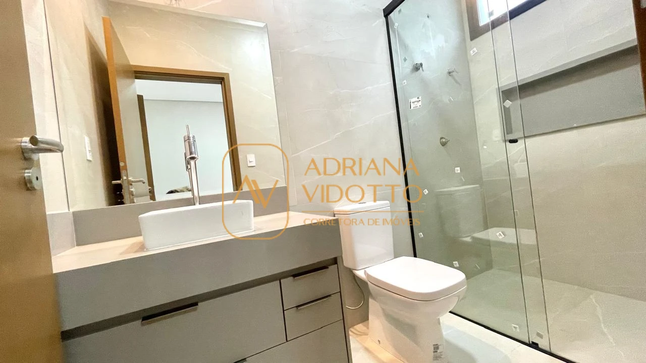 Imagem de Casa nova a venda no Portal dos Tipuanas com 3 suítes, escritório, área gourmet e piscina