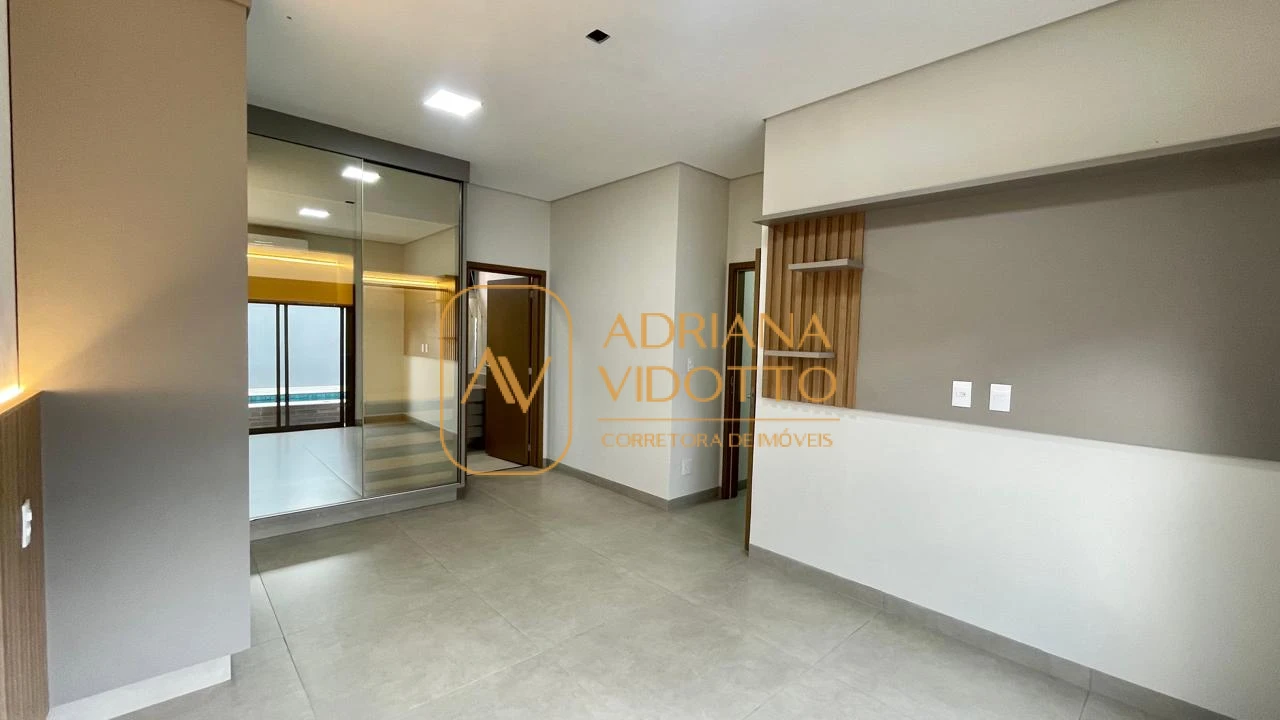 Imagem de Casa nova a venda no Portal dos Tipuanas com 3 suítes, escritório, área gourmet e piscina