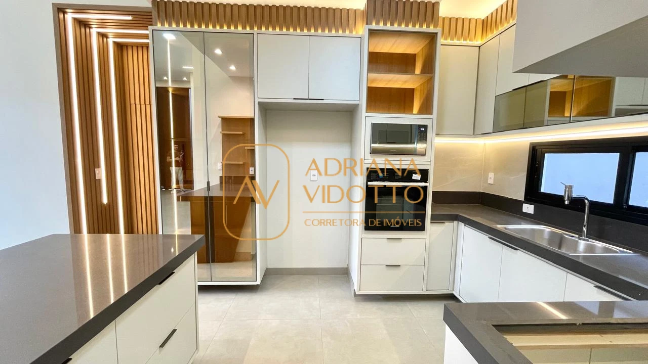 Imagem de Casa nova a venda no Portal dos Tipuanas com 3 suítes, escritório, área gourmet e piscina