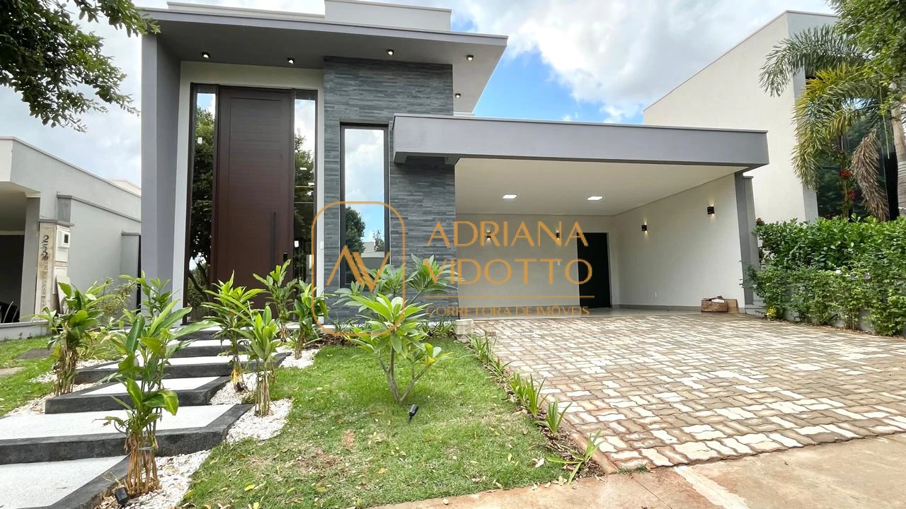 Imagem de Casa nova a venda no Portal dos Tipuanas com 3 suítes, escritório, área gourmet e piscina