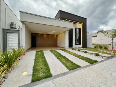 Imagem de CASA A VENDA VILLAGE DAMHA III COM 3 SUÍTES, ESCRITÓRIO E ÁREA GOURMET COM JACUZZI