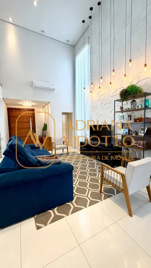 Imagem de CASA TÉRREA EM CONDOMÍNIO BUONA VITA COM 3 QUARTOS, ÁREA GOURMET, QUINTAL GRAMADO E MEZANINO COM ESCRITÓRIO