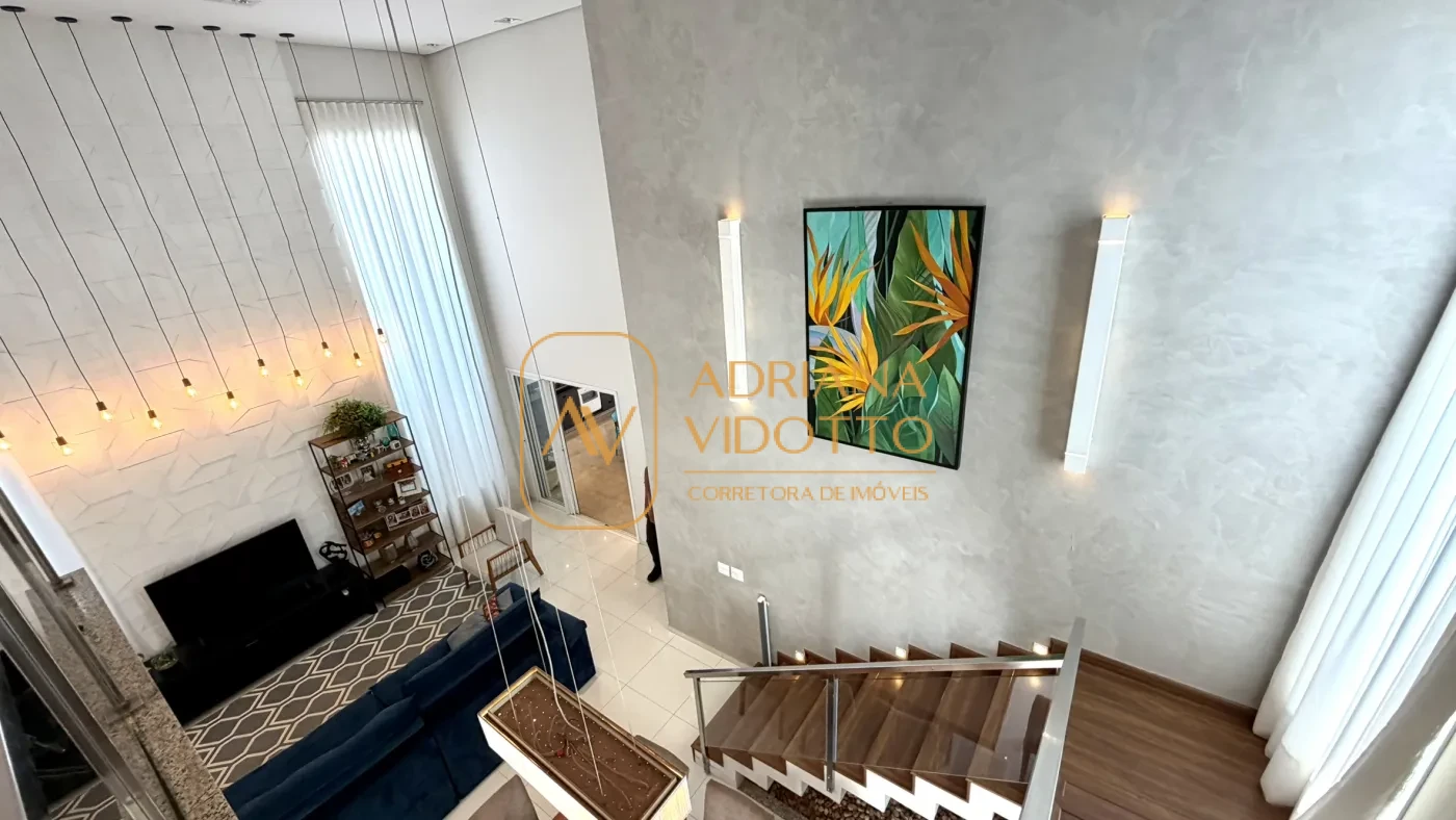 Imagem de CASA TÉRREA EM CONDOMÍNIO BUONA VITA COM 3 QUARTOS, ÁREA GOURMET, QUINTAL GRAMADO E MEZANINO COM ESCRITÓRIO