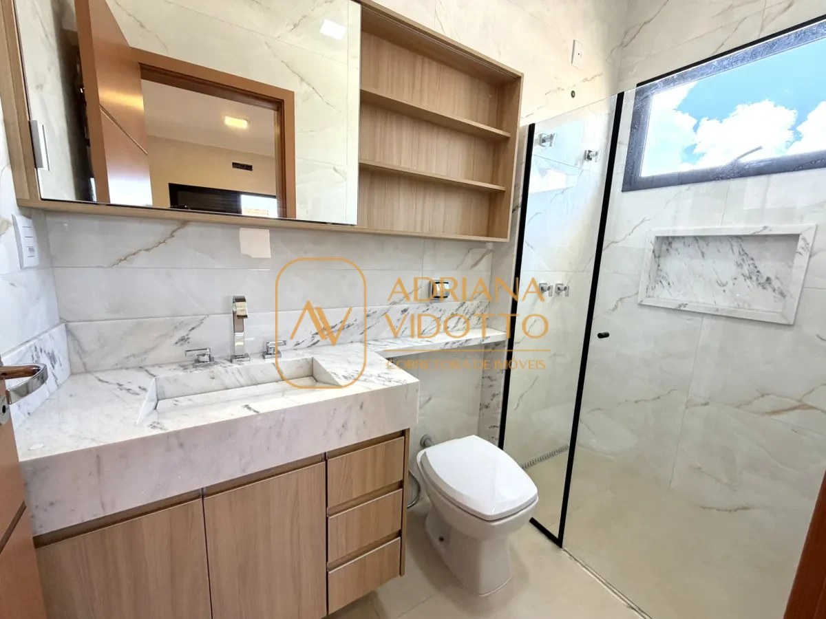 Imagem de CASA A VENDA VILLAGE DAMHA III COM 3 SUÍTES, ESCRITÓRIO E ÁREA GOURMET